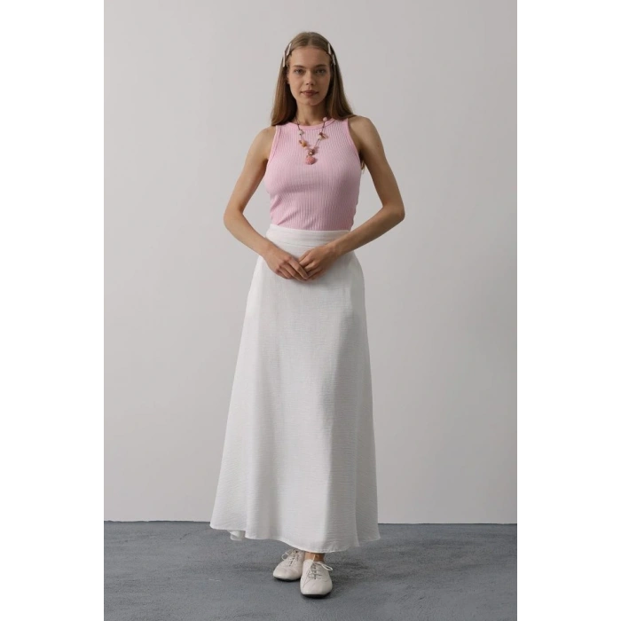 Keten Etek  Beyaz