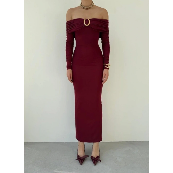 Maca Straplez Elbise