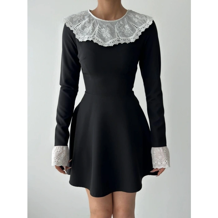 Nord Dantel Yaka Kol Elbise