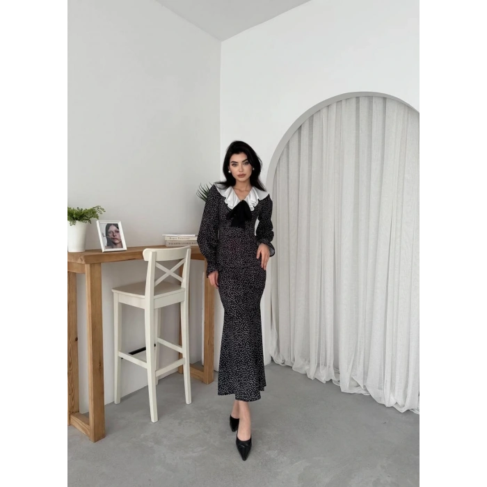 Ospe Fiyonklu Elbise