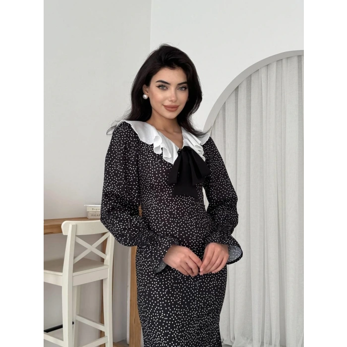 Ospe Fiyonklu Elbise