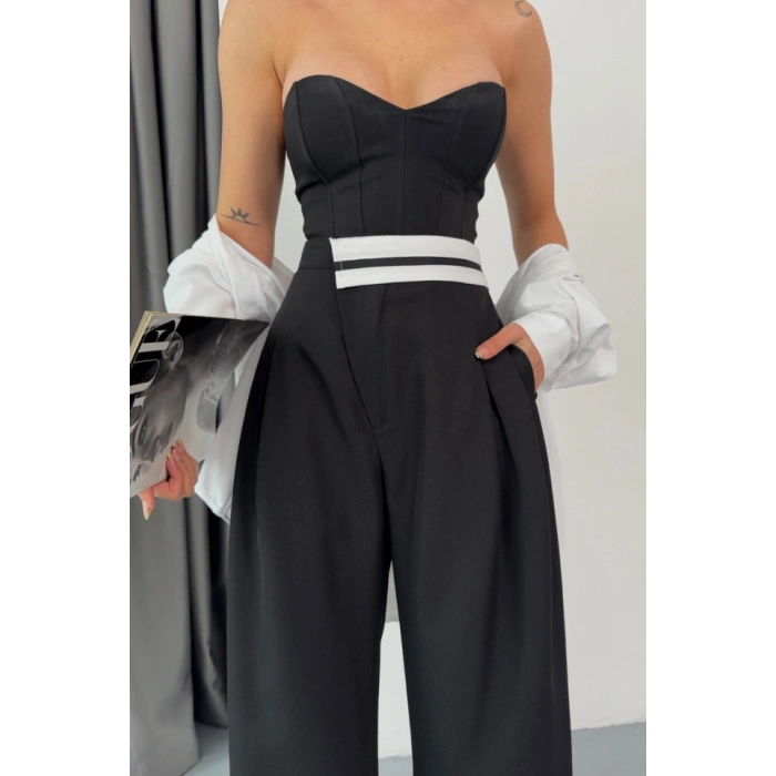 PANTOON BE ŞERİT DETAYI  iyah