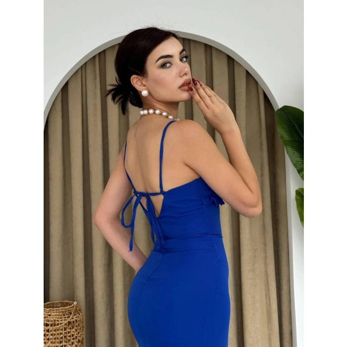 Papalia ırt Detaylı Elbise