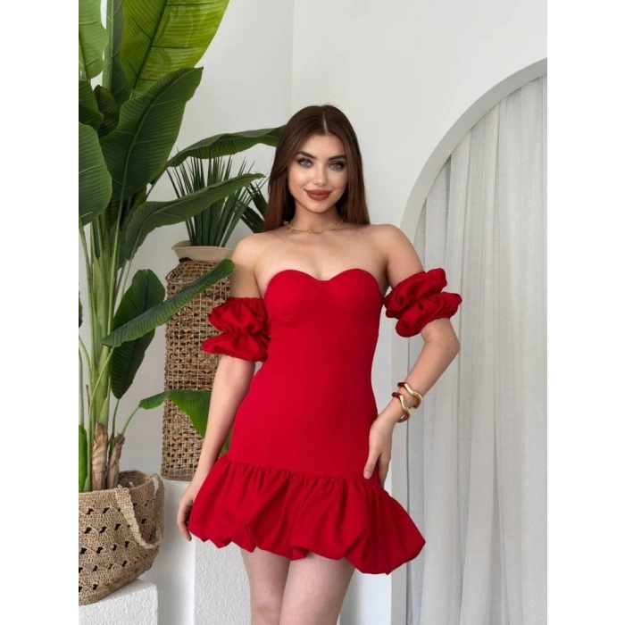 Peyda traplez Elbise