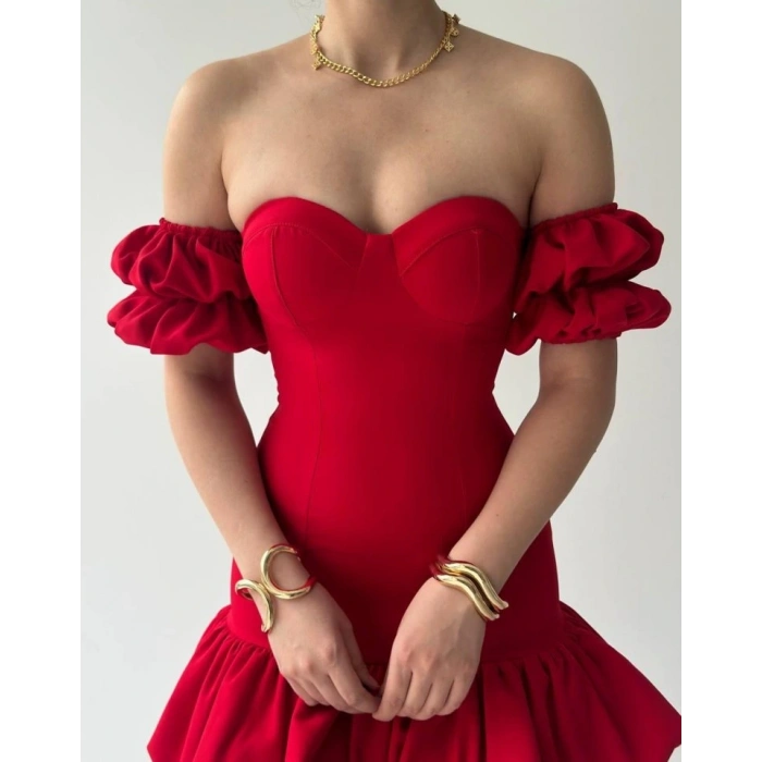 Peyda traplez Elbise