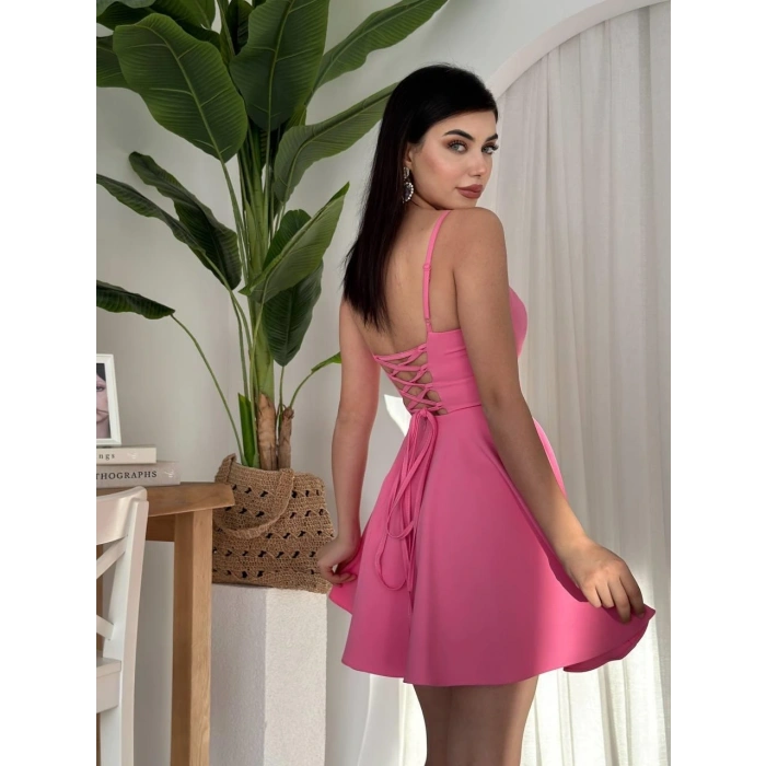 Pole İp Askılı Elbise