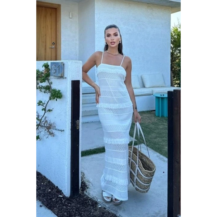 Regina Dantel Detay Elbise 275401