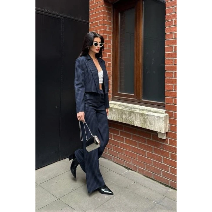 Renata Çizgili Pantolon Takım 956824