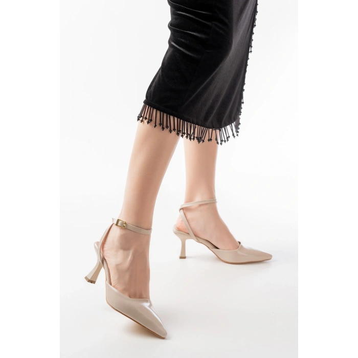 ST-004 Ten Rugan Günlük 7 cm Topuklu Bayan Ayakkabı