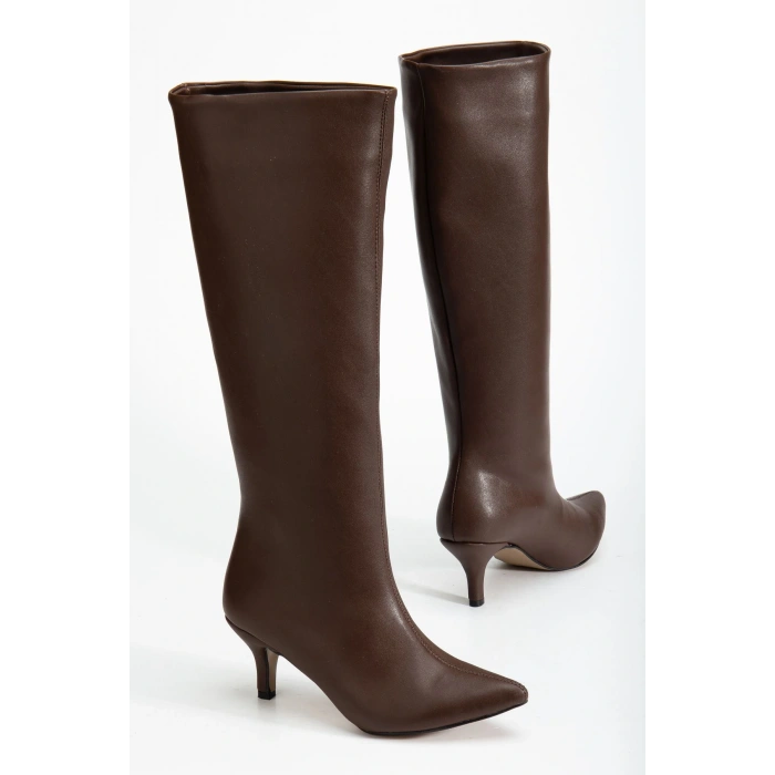 SYT-2025 Açık Kahve Günlük Kadın Çizme