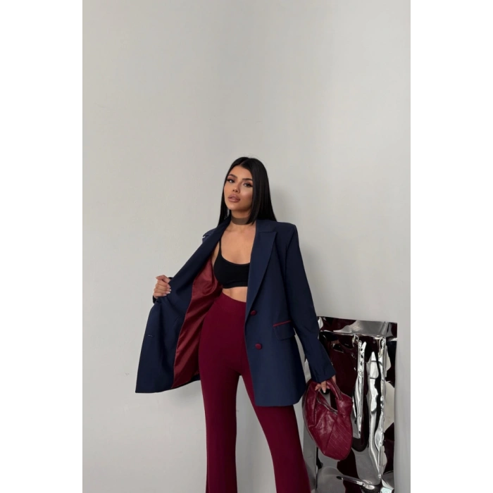 TASARI CEKET KAPAA DÜĞEİ  acivert