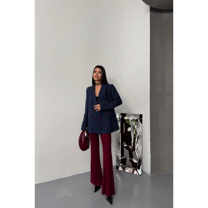 TASARI CEKET KAPAA DÜĞEİ  acivert