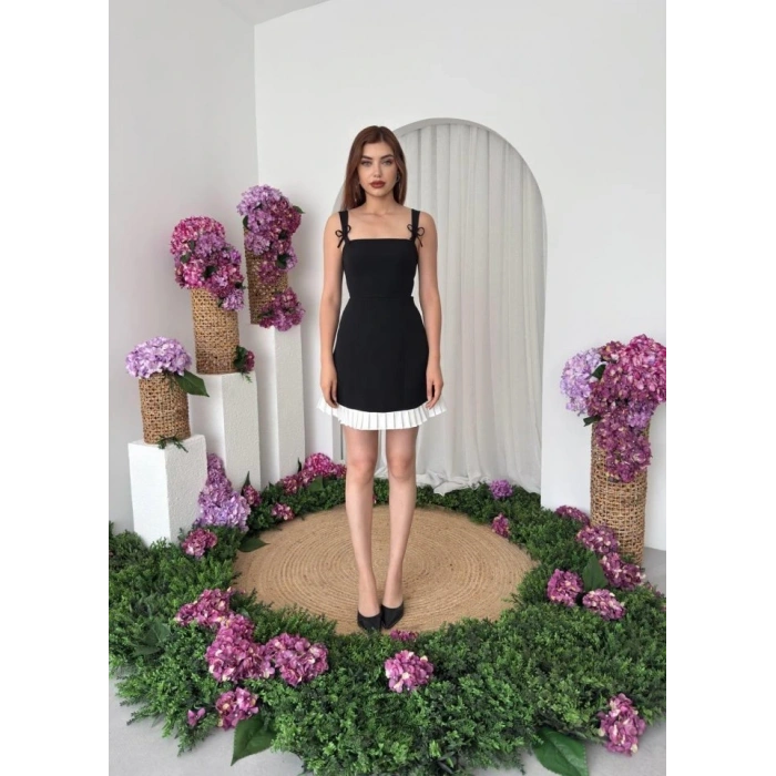 teel Fiyonk Detay Elbise