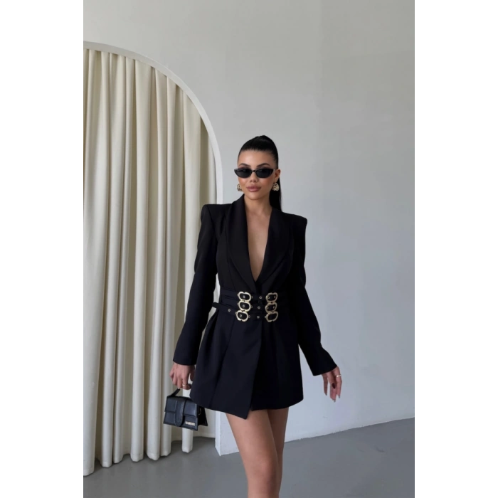 TEK DÜĞME CEKET 3 TOKALI KEMER ÜLÜ  iyah