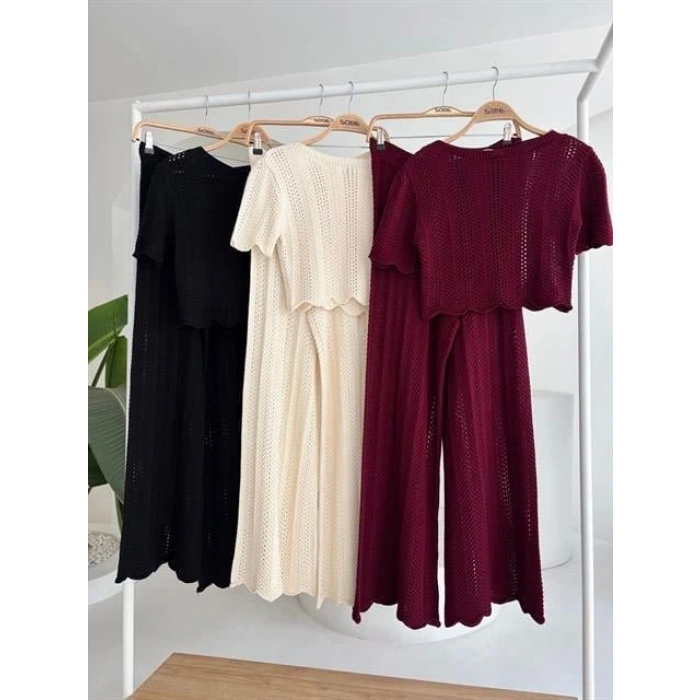 Triko Bluz Pantolon İkili Takım 10084025