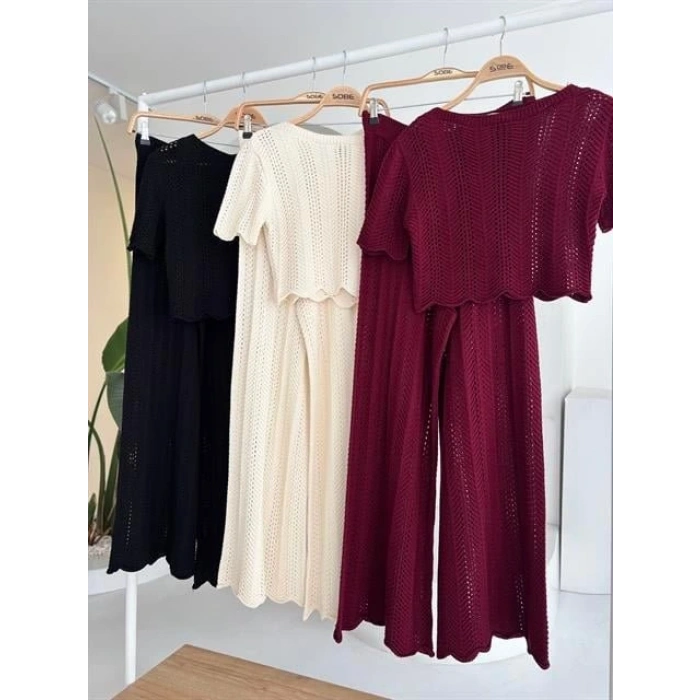 Triko Bluz Pantolon İkili Takım 10084025