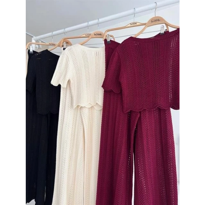 Triko Bluz Pantolon İkili Takım 10084025