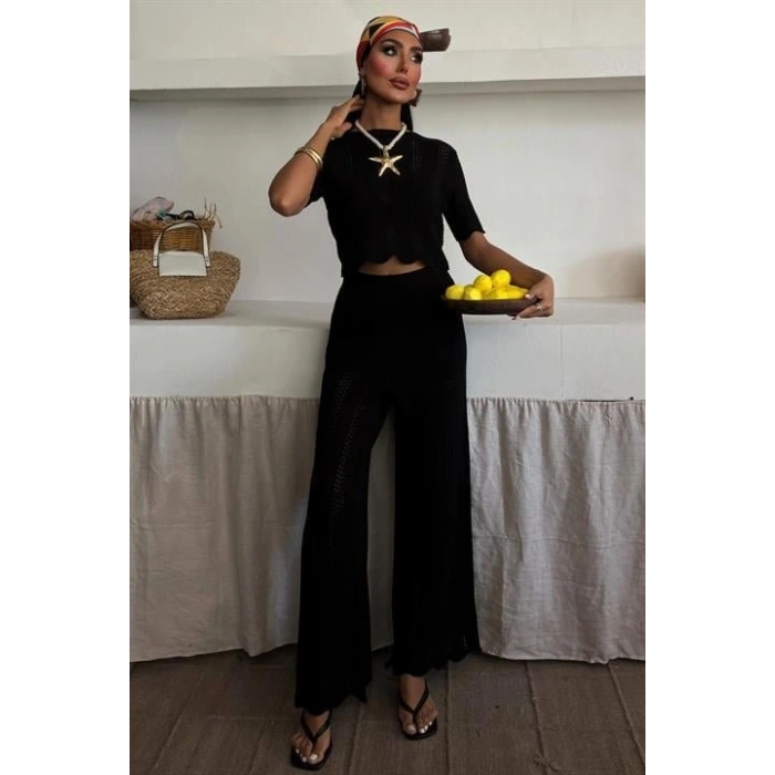 Triko Bluz Pantolon İkili Takım 10084025