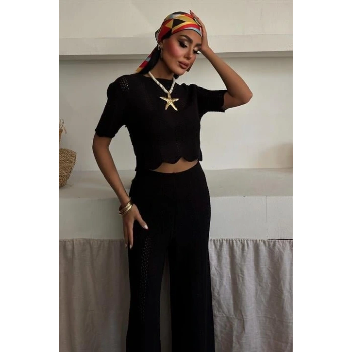 Triko Bluz Pantolon İkili Takım 10084025