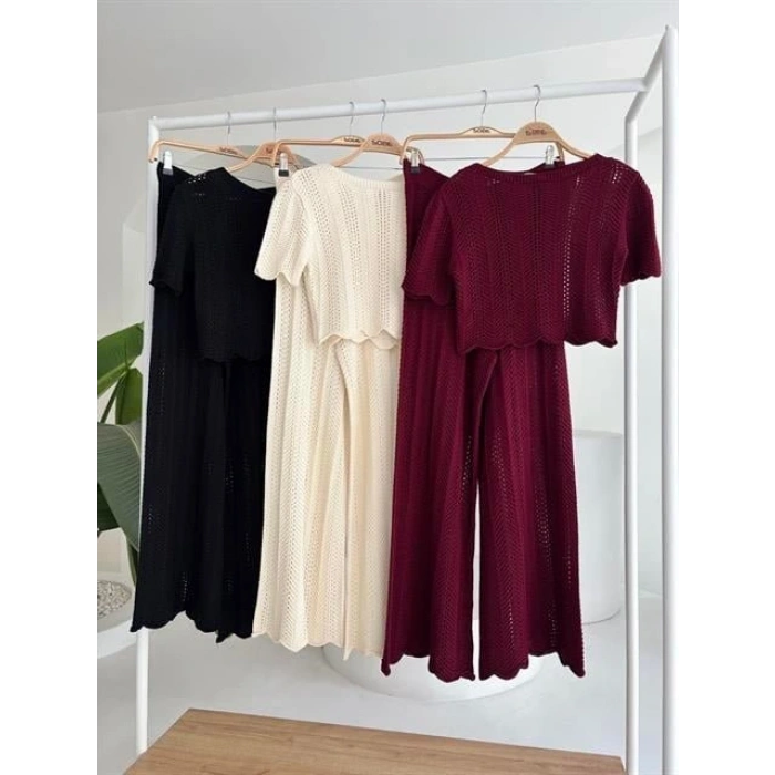 Triko Bluz Pantolon İkili Takım 10084025