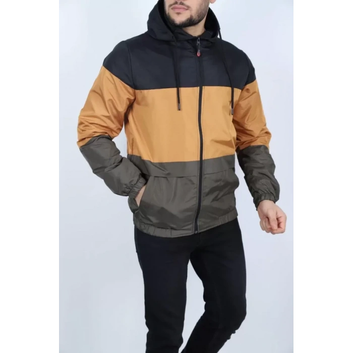 Unisex Kapüşonlu İçi Astarlı Yağmurluk  iyah