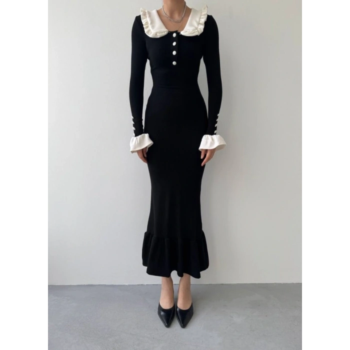 ura Bebe Yaka Elbise