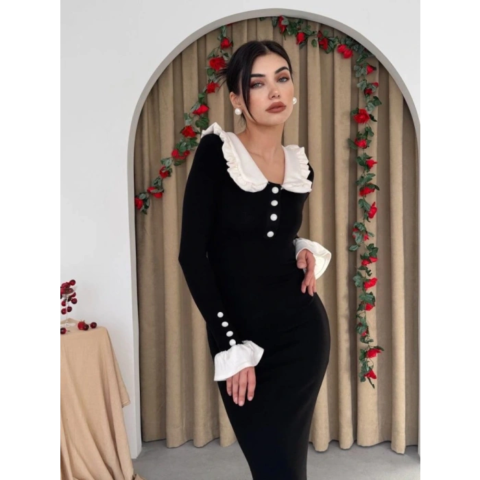 ura Bebe Yaka Elbise