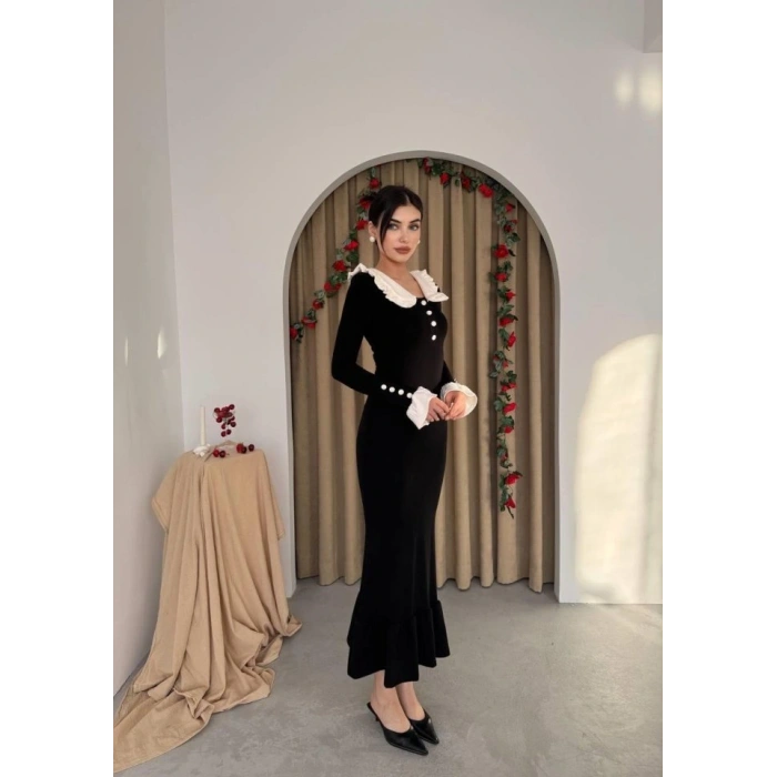 ura Bebe Yaka Elbise