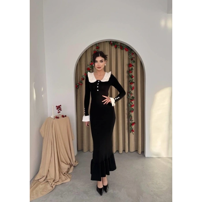 ura Bebe Yaka Elbise