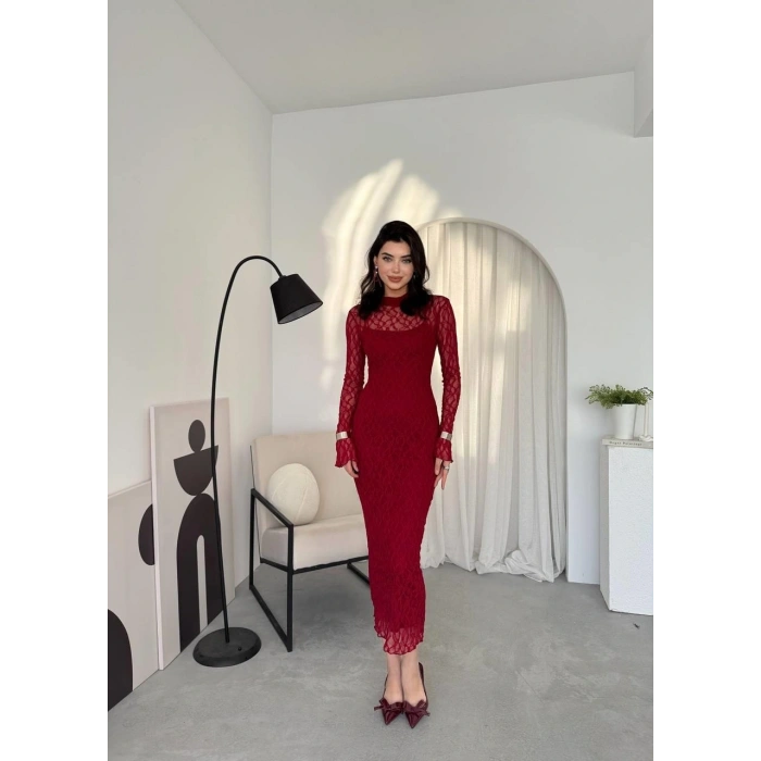 Vedo Çiçek Detaylı Elbise