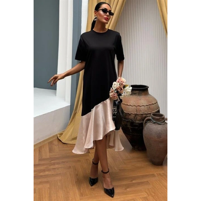 Volanlı üprem Elbise 2864