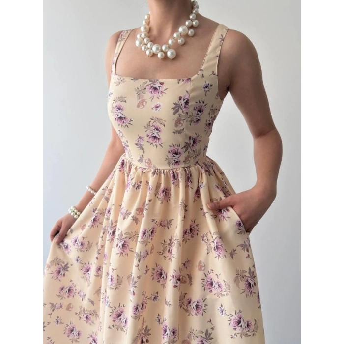 Yoa Cep Detaylı Elbise