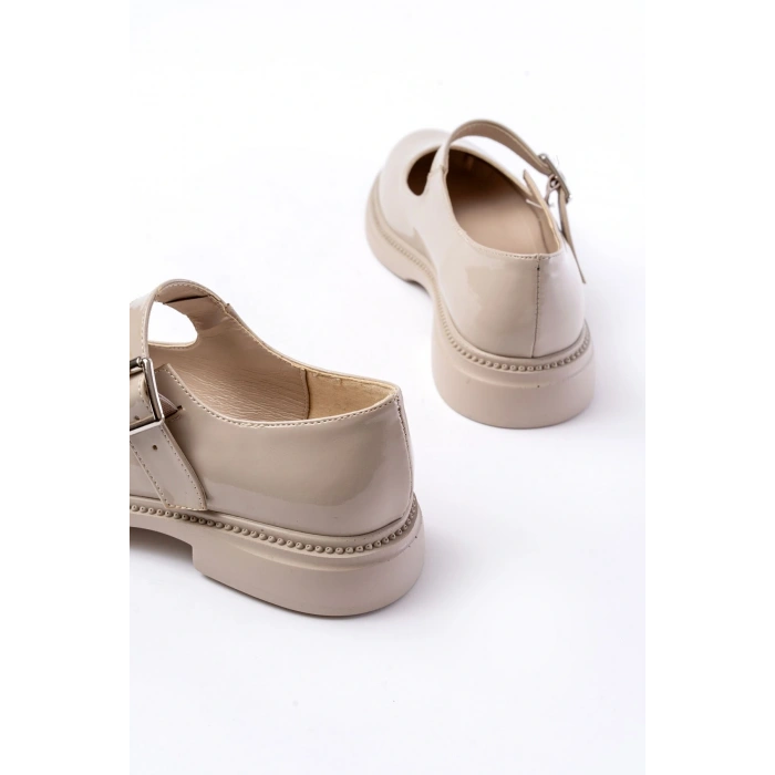 YSN-4444 Bej Rugan Günlük Bayan Ayakkabı