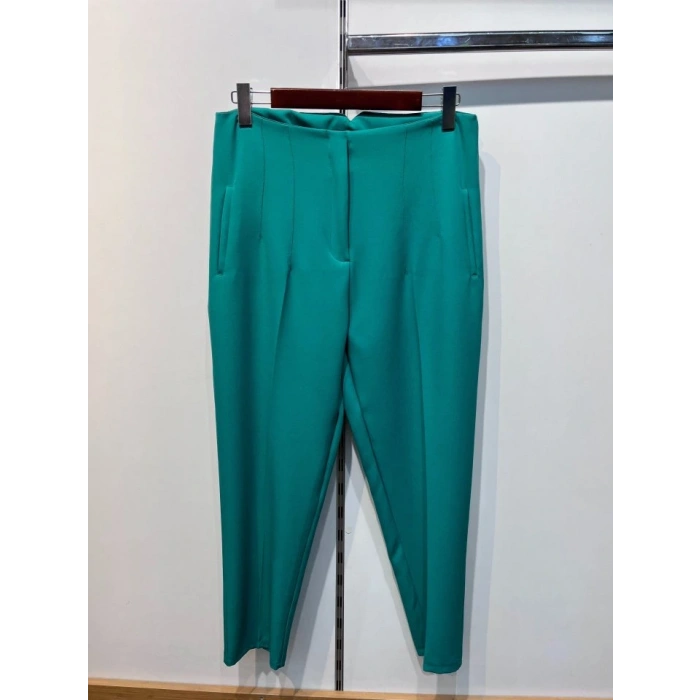 Yüksek Bel Battal Pantolon