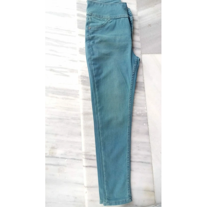 Yüksek Bel ikralı Jean Pantolon 90 Cm