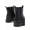 812-2012 Siyah Luna Fermuarlı Günlük Kadın Bot