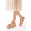 841-841 Nut Lastikli Günlük Kadın Sandalet