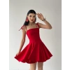 Clara Askılı Mini Elbise