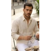 Erkek Çizgili Keten Gömlek