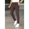 Erkek Düz Kesim Bilek Boy Kumaş Pantolon