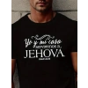 Erkek Jehova Baskılı Süprem Tshirt