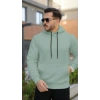 Erkek Kapüşonlu Üç İplik Şardonlu Hoodie