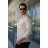 Erkek Uzun Kollu Regular ofya Keten Gömlek