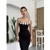 Mıng Çiçek Detaylı Elbise