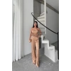 JakarJAKARI BUZU TAARIM DETAYI CEKETPANTOONBUZ 3 Ü TAKIM  Bej