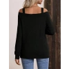 Kadın Askılı Iki Omuzu Açık Salaş Yün Viskon Bluz