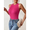 Kadın Sıfır Kol Sırt çapraz Detay Triko Bluz