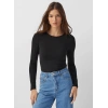 Kadın Uzun Kollu Bisiklet Yaka Süprem Bluz