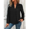 Kadın Uzun Kollu Hakim Yaka Bluz