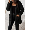 Kadın Uzun Kollu Kapşonlu önden Fermuarlı Cepli Welsoft Ceket
